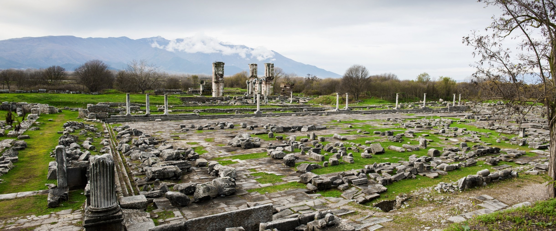Site of Philippi in northern Greece