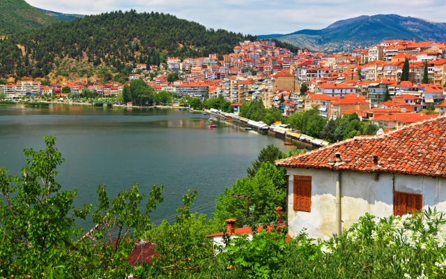 View of the city by the lake, Kastoria